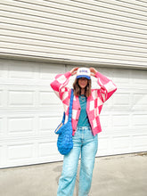 Load image into Gallery viewer, The Checkered Cardi
