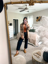Load image into Gallery viewer, The Mocha Flannel Top
