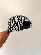 Load image into Gallery viewer, The Zebra Print SnapBack Hat
